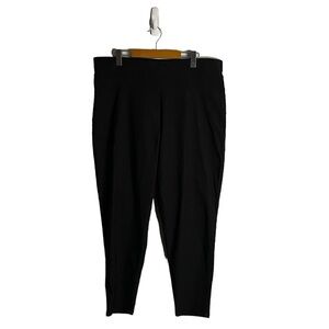 Tahari Women's Black Ankle Pull-On Dress Pants